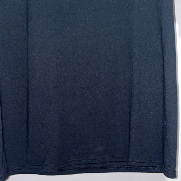 Port and Company Black and Red Short Sleeve Tee - Picture 3 of 7